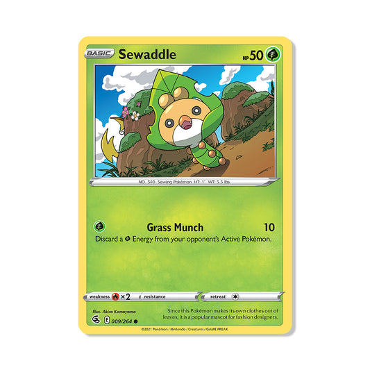 Sewaddle Pokémon Pokémon Fusion Strike - Normal kaart | Engels