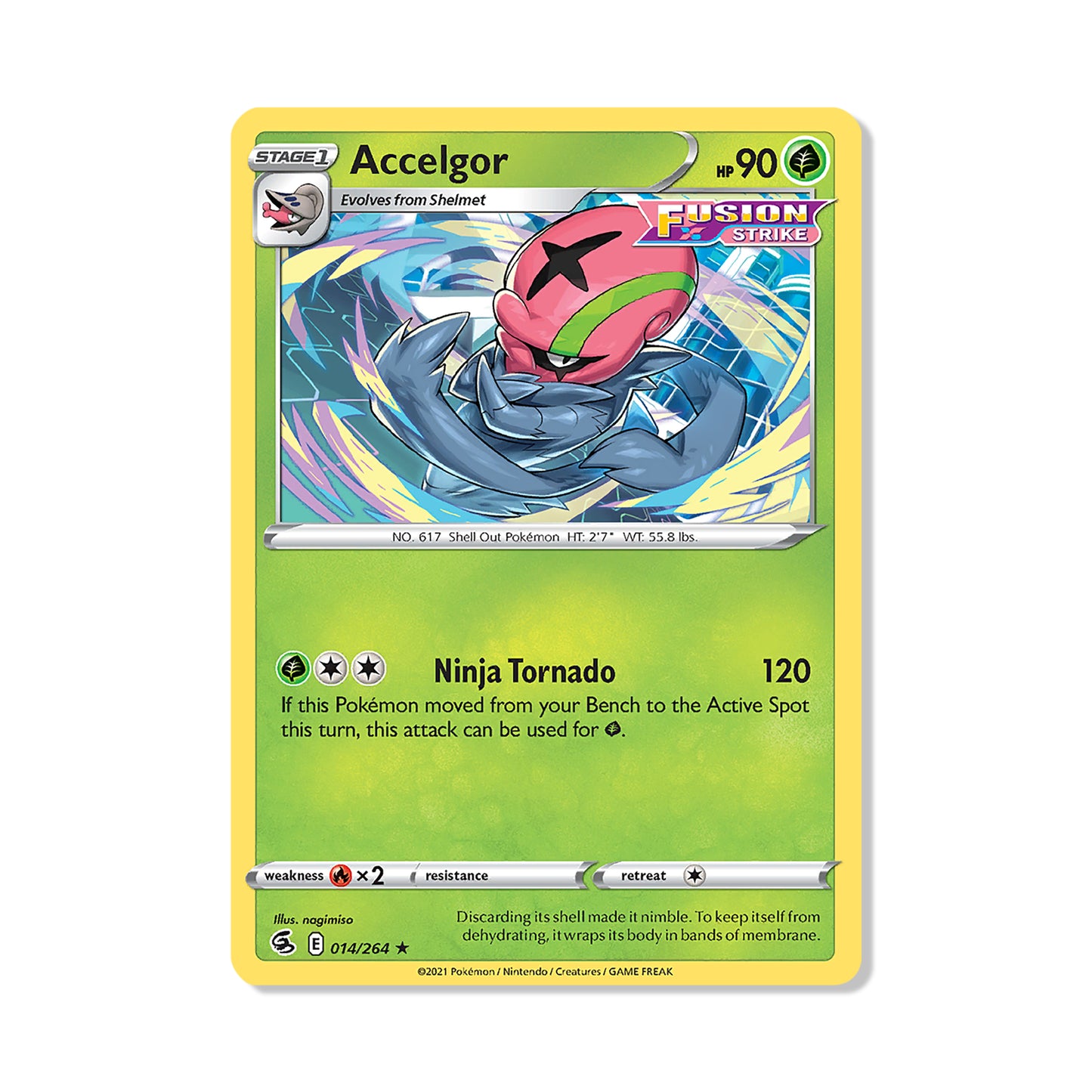 Accelgor Pokémon Pokémon Fusion Strike - Normal kaart | Engels