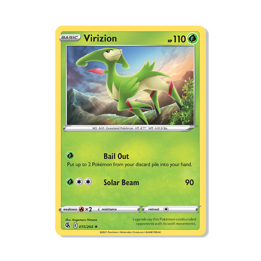Virizion Pokémon Pokémon Fusion Strike - Normal kaart | Engels