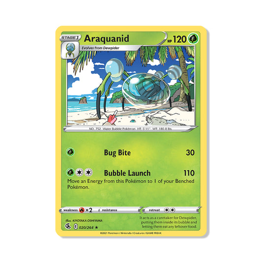 Araquanid Pokémon Pokémon Fusion Strike - Normal kaart | Engels