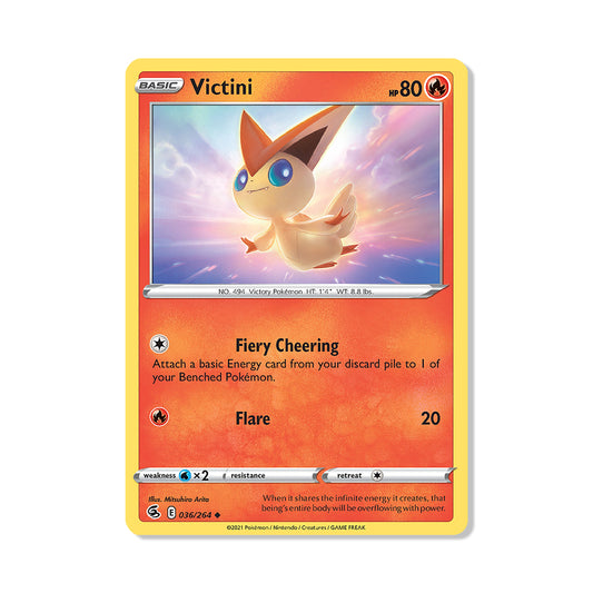 Victini Pokémon Pokémon Fusion Strike - Normal kaart | Engels