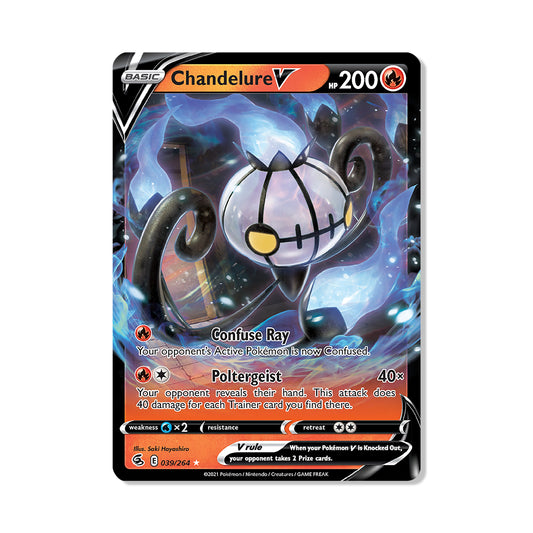 Chandelure V Pokémon Pokémon Fusion Strike - Normal kaart | Engels