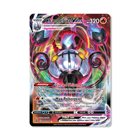 Chandelure VMAX Pokémon Pokémon Fusion Strike - Normal kaart | Engels