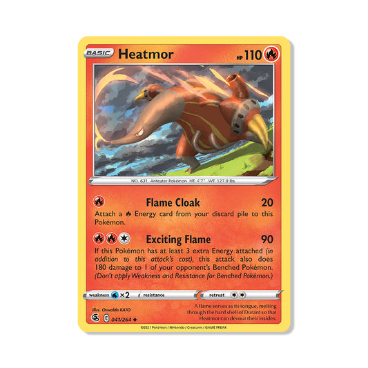 Heatmor Pokémon Pokémon Fusion Strike - Normal kaart | Engels