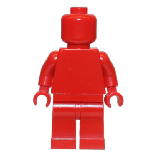 Plain Red Torso, Red Legs, Red Head (Monochrome) (LEGO VIP Letter I)