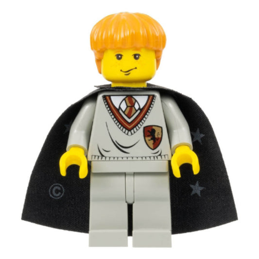 Ron Weasley - Gryffindor Shield Torso, Black Cape with Stars