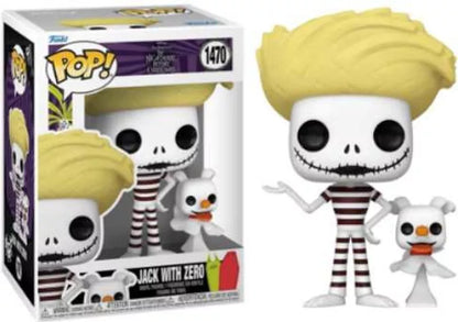 Funko Pop! Disney Jack with Zero (Beach) #1470 | The Nightmare Before Christmas