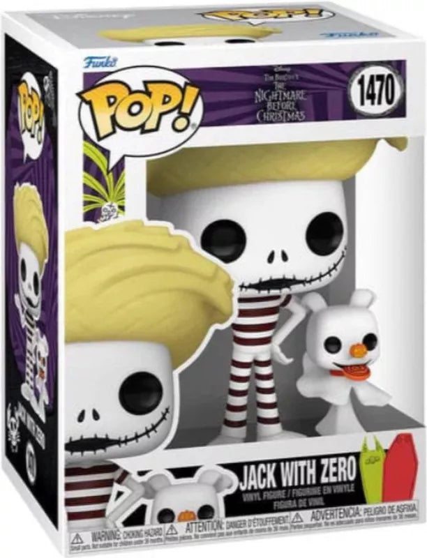 Funko Pop! Disney Jack with Zero (Beach) #1470 | The Nightmare Before Christmas