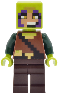 Jungle Ranger LEGO Minecraft Minifigure MIN257 Lavender Helmet
