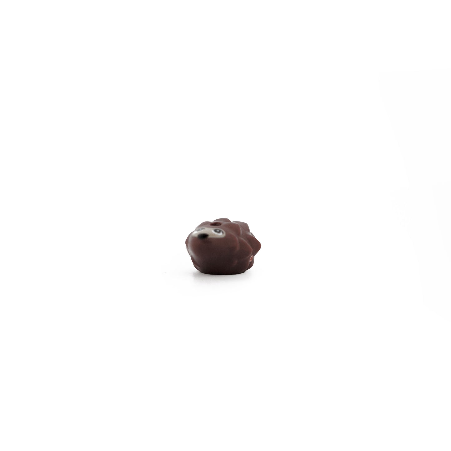 Reddish Brown Hedgehog, Friends Style, Baby with Black Eyes and Nose and Tan Face Pattern Pattern (Marshmallow)