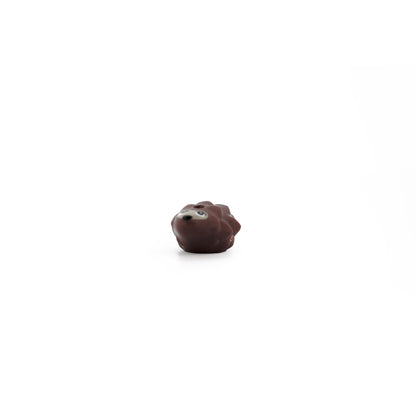 Reddish Brown Hedgehog, Friends Style, Baby with Black Eyes and Nose and Tan Face Pattern Pattern (Marshmallow)