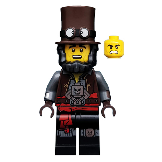 LEGO Minifigures The LEGO Movie 2 Apocalypseburg Abe – Apocalypseburg Abe Minifigure