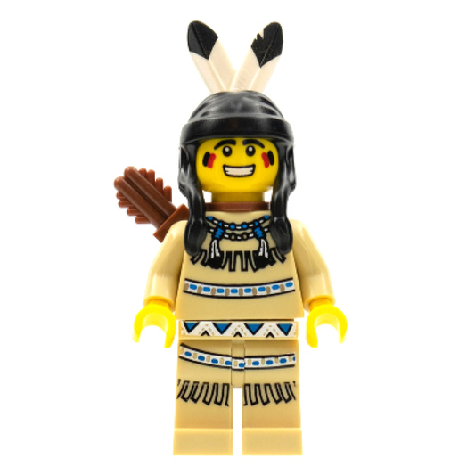 LEGO Minifigures Series 1 Tribal Hunter – Jungle Hunter Minifigure