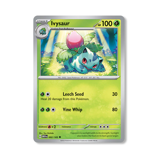 Ivysaur Pokémon Scarlet & Violet 154 - Reverse Holo kaart | Engels