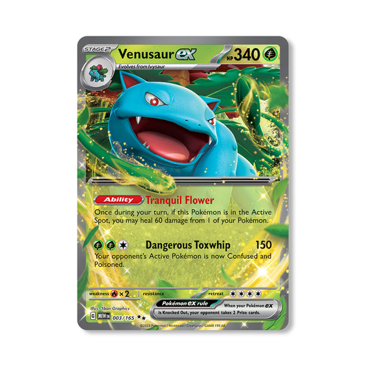 Venusaur Pokémon Scarlet & Violet 155 - ex kaart | Engels