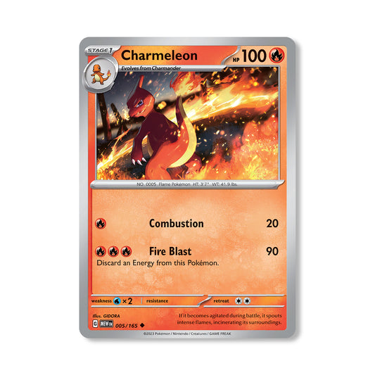 Charmeleon Pokémon Scarlet & Violet 159 - Reverse Holo kaart | Engels