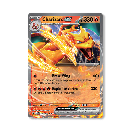 Charizard Pokémon Scarlet & Violet 160 - ex kaart | Engels
