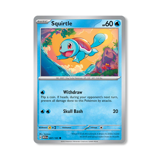 Squirtle Pokémon Scarlet & Violet 161 - Normal kaart | Engels