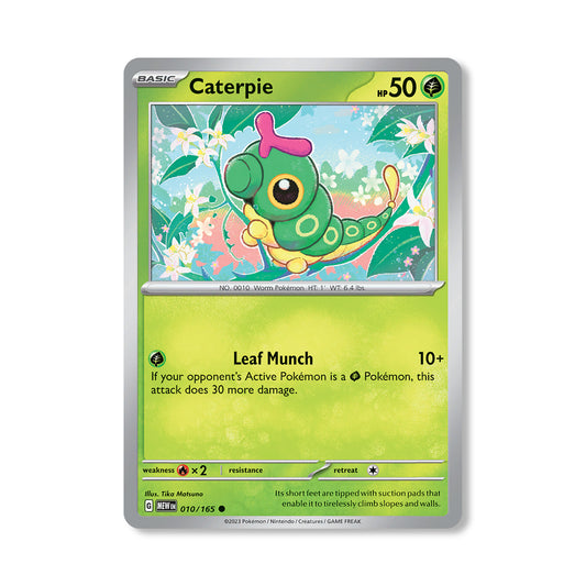 Caterpie Pokémon Scarlet & Violet 167 - Reverse Holo kaart | Engels