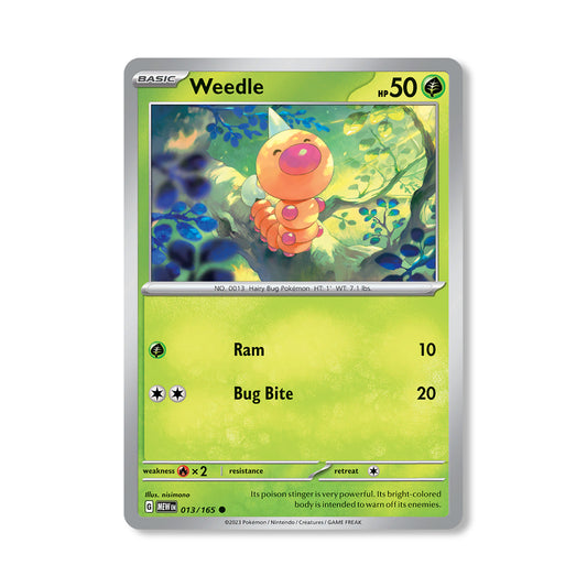 Weedle Pokémon Scarlet & Violet 172 - Normal kaart | Engels