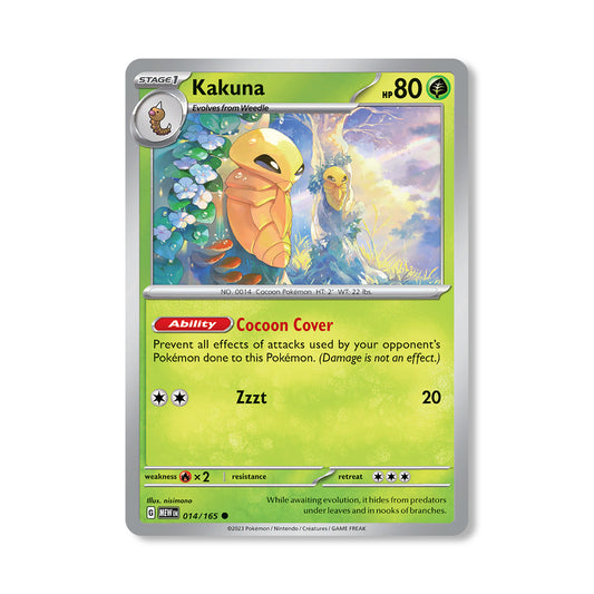 Kakuna Pokémon Scarlet & Violet 175 - Reverse Holo kaart | Engels