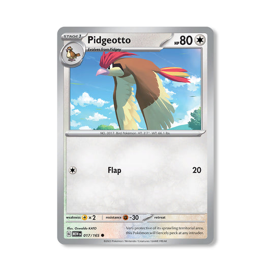 Pidgeotto Pokémon Scarlet & Violet 181 - Reverse Holo kaart | Engels