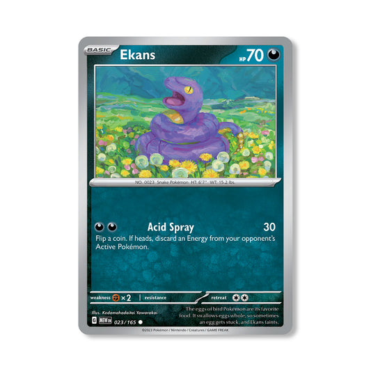 Ekans Pokémon Scarlet & Violet 193 - Reverse Holo kaart | Engels