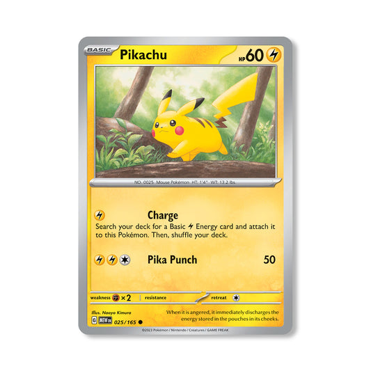 Pikachu Pokémon Scarlet & Violet 196 - Cosmos Holo kaart | Engels