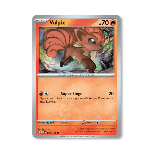 Vulpix Pokémon Scarlet & Violet 219 - Normal kaart | Engels