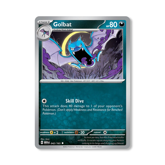 Golbat Pokémon Scarlet & Violet 227 - Normal kaart | Engels