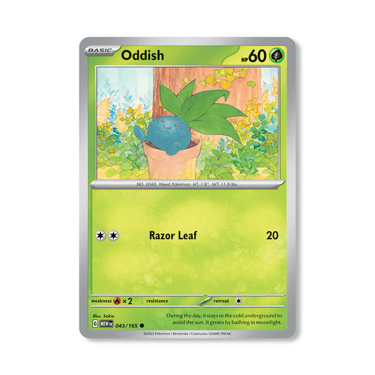 Oddish Pokémon Scarlet & Violet 229 - Normal kaart | Engels