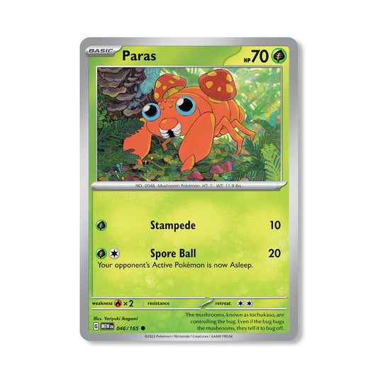 Paras Pokémon Scarlet & Violet 236 - Reverse Holo kaart | Engels