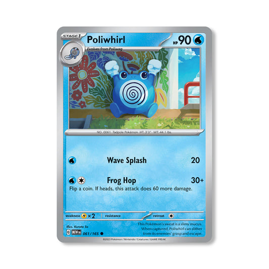 Poliwhirl Pokémon Scarlet & Violet 265 - Normal kaart | Engels