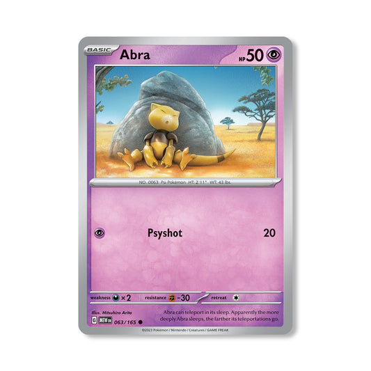 Abra Pokémon Scarlet & Violet 270 - Reverse Holo kaart | Engels