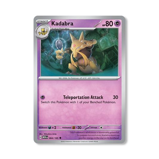 Kadabra Pokémon Scarlet & Violet 271 - Normal kaart | Engels