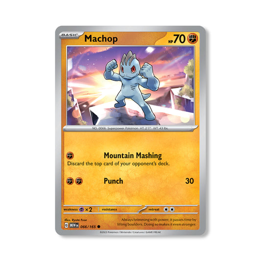 Machop Pokémon Scarlet & Violet 275 - Reverse Holo kaart | Engels