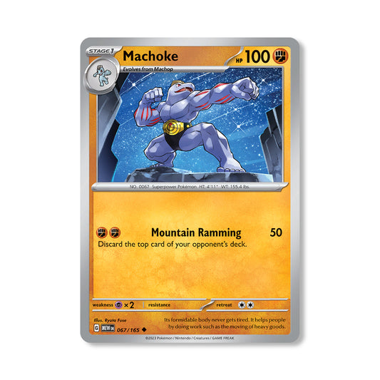 Machoke Pokémon Scarlet & Violet 277 - Reverse Holo kaart | Engels