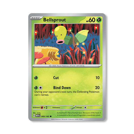 Bellsprout Pokémon Scarlet & Violet 281 - Reverse Holo kaart | Engels