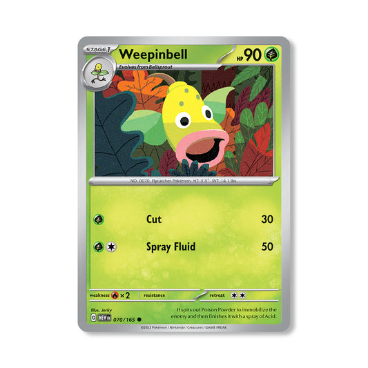 Weepinbell Pokémon Scarlet & Violet 282 - Normal kaart | Engels