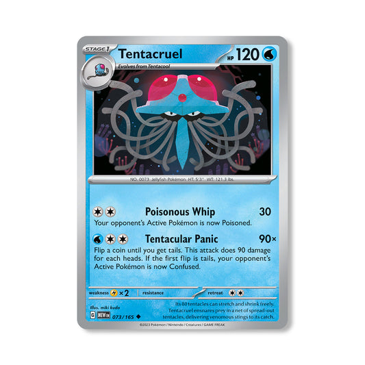Tentacruel Pokémon Scarlet & Violet 289 - Reverse Holo kaart | Engels