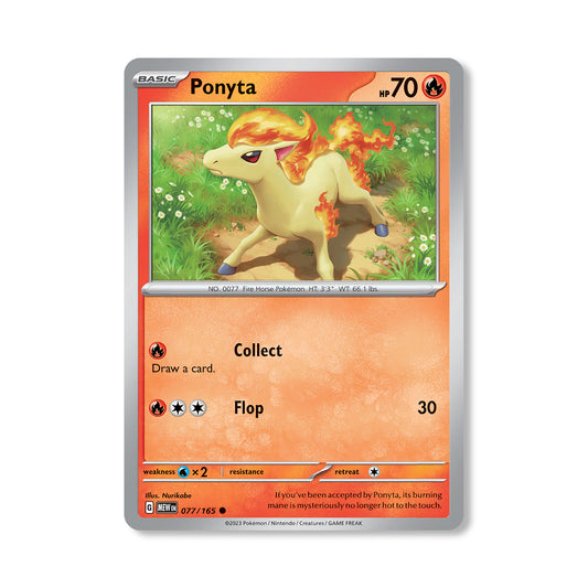 Ponyta Pokémon Scarlet & Violet 296 - Reverse Holo kaart | Engels