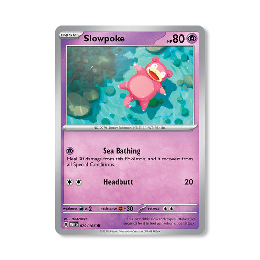 Slowpoke Pokémon Scarlet & Violet 300 - Reverse Holo kaart | Engels