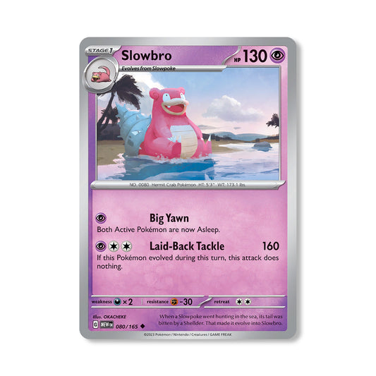 Slowbro Pokémon Scarlet & Violet 302 - Reverse Holo kaart | Engels