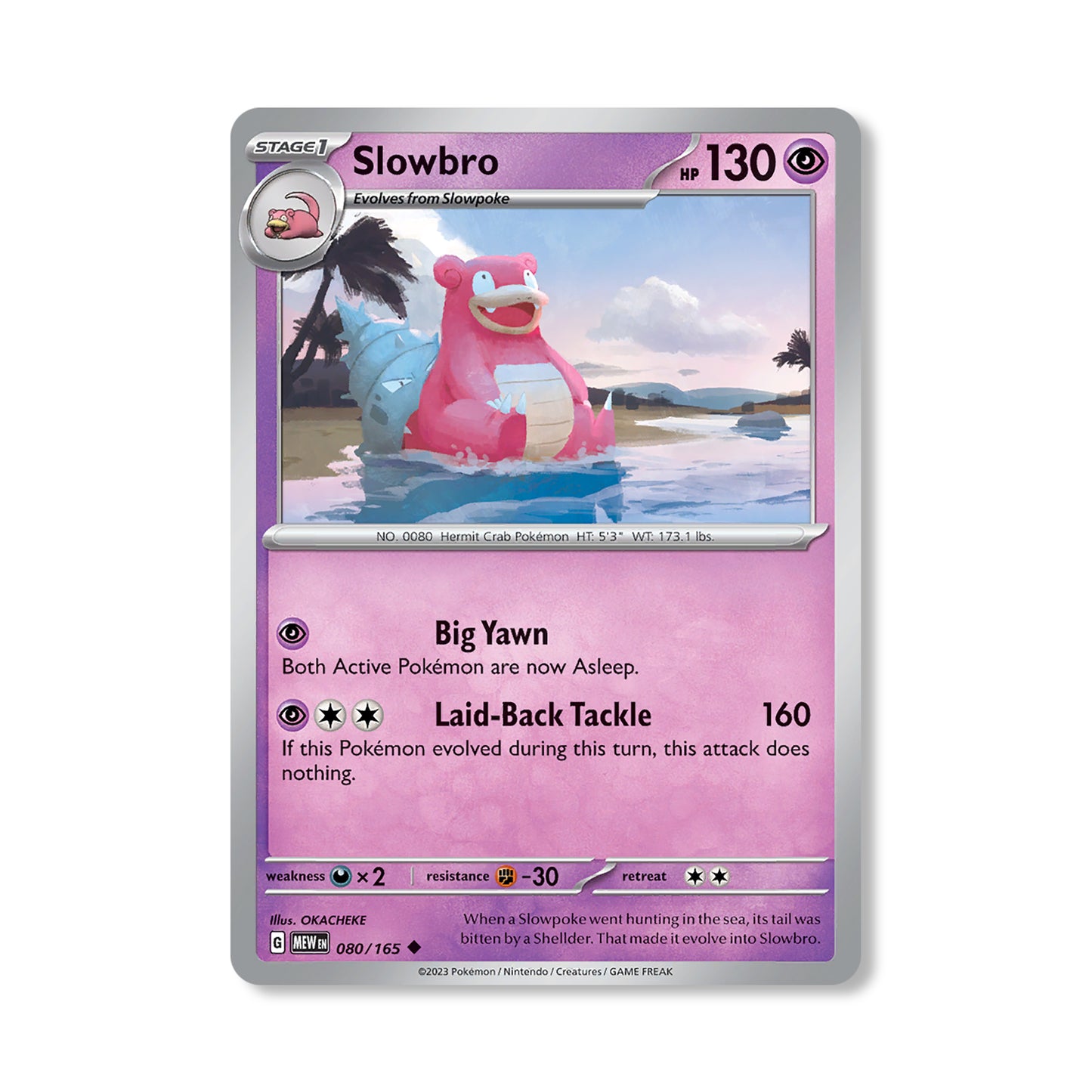 Slowbro Pokémon Scarlet & Violet 301 - Normal kaart | Engels
