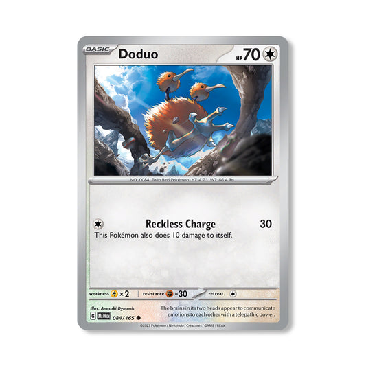 Doduo Pokémon Scarlet & Violet 309 - Normal kaart | Engels