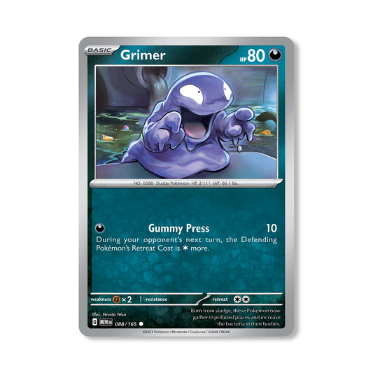 Grimer Pokémon Scarlet & Violet 317 - Normal kaart | Engels