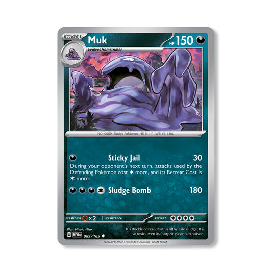 Muk Pokémon Scarlet & Violet 319 - Normal kaart | Engels