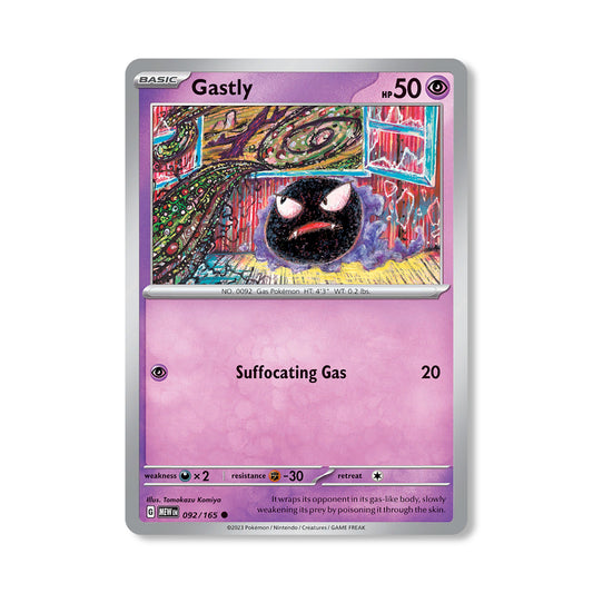 Gastly Pokémon Scarlet & Violet 325 - Normal kaart | Engels