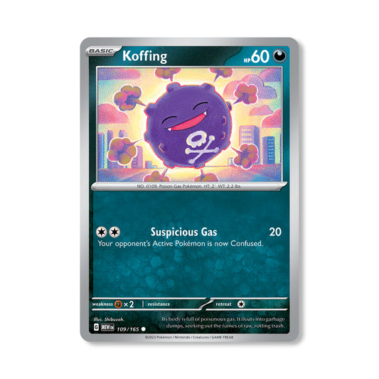 Koffing Pokémon Scarlet & Violet 151 - Reverse Holo kaart | Engels