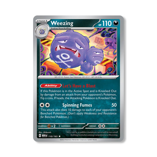 Weezing Pokémon Scarlet & Violet 151 - Reverse Holo kaart | Engels
